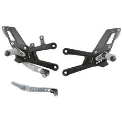 Estriberas regulables Lightech FTRHO011 Honda CBR 1000 RR 2020-2023 Posapies fijos