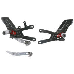 Estriberas regulables Lightech FTRHO011R Honda CBR 1000 RR 2020-2023 Version R