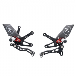 Estriberas regulables Lightech FTRKA006R Kawasaki ZX 10 R 2016-2020 Version R