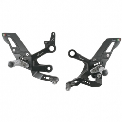 Estriberas regulables Lightech FTRKT002W KTM Duke 890 2020-2023 Posapies abatible