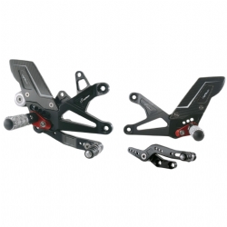 Estriberas regulables Lightech FTRTR005R Triumph Daytona 675 2019-2023 Version R