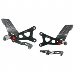 Estriberas regulables Lightech FTRYA012R Yamaha YZF R6 2017-2023 Version R