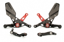 Estriberas retrasadas Gilles Tooling MUE2-MV01-BR MUE2 negro / rojo