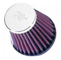 Filtro potencia KN Filter RC-2580 conico tapa cromada diámetro 51mm