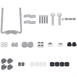 Kit anclajes cúpula Givi A2154A Yamaha Delight 125 2021-2023