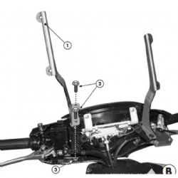 Kit anclajes cúpula Givi A315A KITA Honda SH 125i-150i 2009-2012