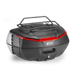 Portapaquetes superior Givi E256 metal negro para maleta V49