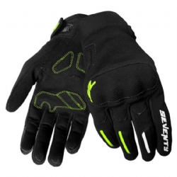 Guantes verano Seventy Degrees SD-C42 Asphalt Mujer Negro / Amarillo Fluor