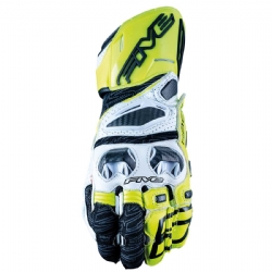 Guantes Five RFX Race V2 Blanco / Amarillo Fluor
