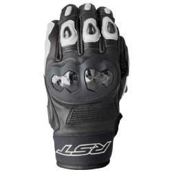 Guantes piel RST Freestyle 3 D3O Negro / Blanco