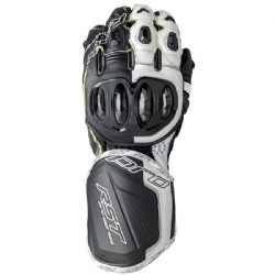 Guantes piel RST Pro Series GP D3O Negro / Blanco