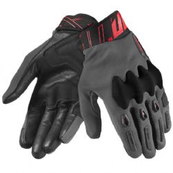 Guantes verano Seventy SD-N66 Fullgas Gris Oscuro / Rojo