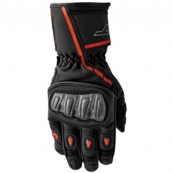Guantes piel RST S1 Negro / Rojo