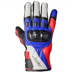 Guantes piel RST Stunt 3 Rojo / Azul / Blanco