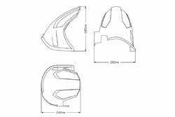 Guardabarros Puig 3567J Yamaha XT1200Z - foto 2 Guardabarros Puig 3567J Yamaha XT1200Z - foto 2