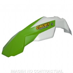 Guardabarros delantero Circuit Stealth Blanco/Verde
