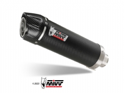 H.013.l2sc Mivv Silencioso Escape Gp Carbon Con Tapa Carbono Honda Cbr 600 F 2001-10