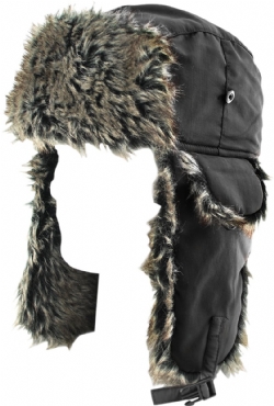 Gorra ZAN Headgear Hat Trooper Gris Fur Negra WTH114