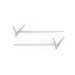 Icon tag laterales Rizoma ZVP046A Vespa Elettrica 2018-2024 Plata