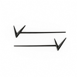 Icon tag laterales Rizoma ZVP046B Vespa Elettrica 2018-2024 Negro