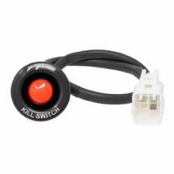 Interruptor de apagado Jetprime JPKS024 Kawasaki ZX 6 R 2019 2023 Negro