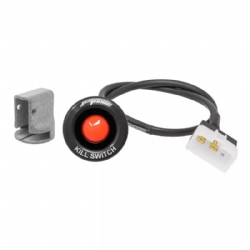 Interruptor de apagado Jetprime JPKS064 Kawasaki ZX 6 R 2009 2016 Negro
