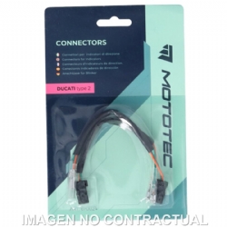 Juego conectores intermitentes Mototec Ducati TIPO 2
