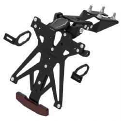 Kit portamatrículas Lightech KTARKA126A3 Negro Kawasaki ZX6R / ZX636 2019-2025