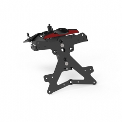 Kit Portamatricula Fox Rizoma PT804B Aprilia RSV4 1100 2025-2026 Negro