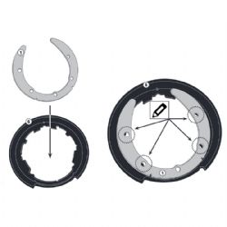 Kit adaptador metálico Givi BF78 KTM Duke 790 2018-2020 / 890 Duke R 2021-2023