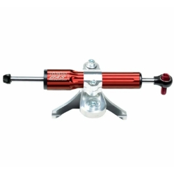 Kit amortiguador dirección Bitubo KIT158A1 Suzuki SFV GLADIUS 650 NO ABS 2009-2014 CX111-CX211 Sobredepósito Rojo