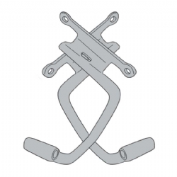 Kit anclajes cúpula Givi A1221A Honda CB 750 Hornet 2025