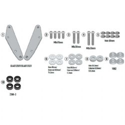 Kit anclajes cúpula Givi D6128KIT Kymco Xcinting 400VS 2024-2025