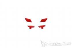 Kit conexión deflectores Barkbusters Sabre B-085-RD rojo