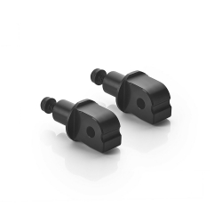 Kit de montaje estriberas Rizoma pasajero Rizoma PE857B Aprilia Tuono 660 2021-2022