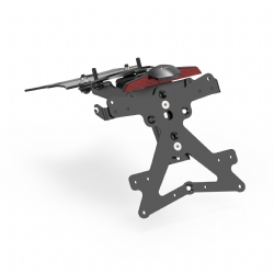 Kit portamatrícula Rizoma Fox PT720B Bmw R1300 GS 2023-2024 Negro