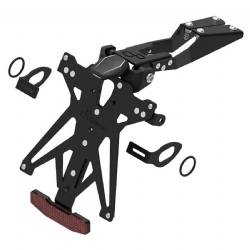 Kit portamatrículas Lightech KTARHO123A3 Negro Honda CB 750 F Hornet 2023-2024
