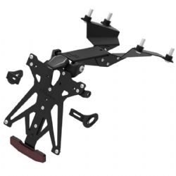 Kit portamatrículas Lightech KTARHO118A3 Negro Honda CB 650 R 2019-2020