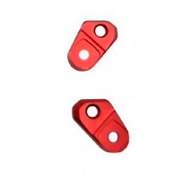 Kit de soporte para reposapiés Lightech RFTR244ROS Rojo