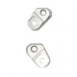 Kit de soporte para reposapiés Lightech RFTR244SIL Plata