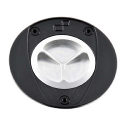 Tapón depósito Lightech TFN226SIL Con cierre a rosca Plata