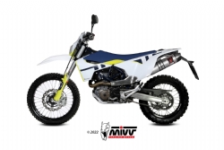 M.hu.010.l4c Mivv Silencioso Escape Oval Titanium Husqvarna 701 Enduro Supermoto 2021-24