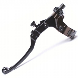 Maneta embrague cable Galespeed WCH34BK-MS brida para soporte espejo leva corta palanca 32 a 34mm Negro Anodizado