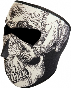 Mascara ZAN Headgear Full Mask Skull Glow WNFM002G