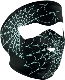 Mascara ZAN Headgear Face Mask Spiderweb Glow WNFM057G
