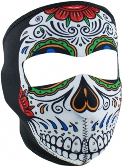 Mascara ZAN Headgear Full Mask Muerte Skull WNFM413