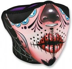 Mascara ZAN Headgear Half Mask Sugar Skull WNFM082H