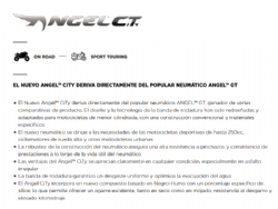 Neumático Pirelli Angel City 120/70/17 58S TL R - foto 4 Neumático Pirelli Angel City 120/70/17 58S TL R - foto 4