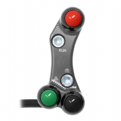 Botonera Jetprime JPPLDB062T Triumph Street Triple 765 2023 2024 Titanio Versión Street