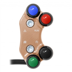 Botonera Jetprime JPPLD039C Triumph Daytona 765 2020 2020 Cobre Versión Street